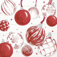 Guardanapo para Decoupage Ihr 33x33 Esferas de Natal C/ 20 Unidade