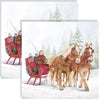 Guardanapo para Decoupage Ihr 33x33 Passeio de Treno de Cavalo C/ 20 Unidade
