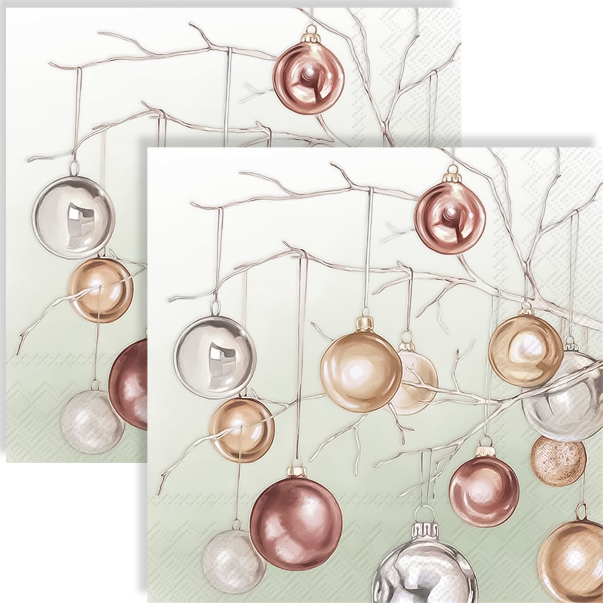 Guardanapo para Decoupage Ihr 33x33cm com 2 Unidades - Enfeites de Natal