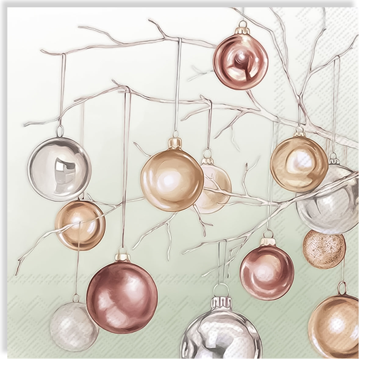 Guardanapo para Decoupage Ihr 33x33cm com 2 Unidades - Enfeites de Natal