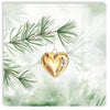 Guardanapo para Decoupage Ihr 33x33cm com 2 Unidades - Coração de Ouro