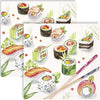 Guardanapo para Decoupage Ihr 33x33cm com 2 Unidades - Sushi Japonês