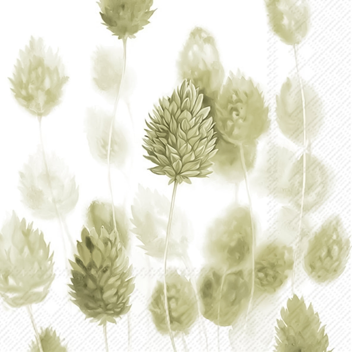 Guardanapo para Decoupage Ihr 33x33cm com 2 Unidades - Flor de Azeitona