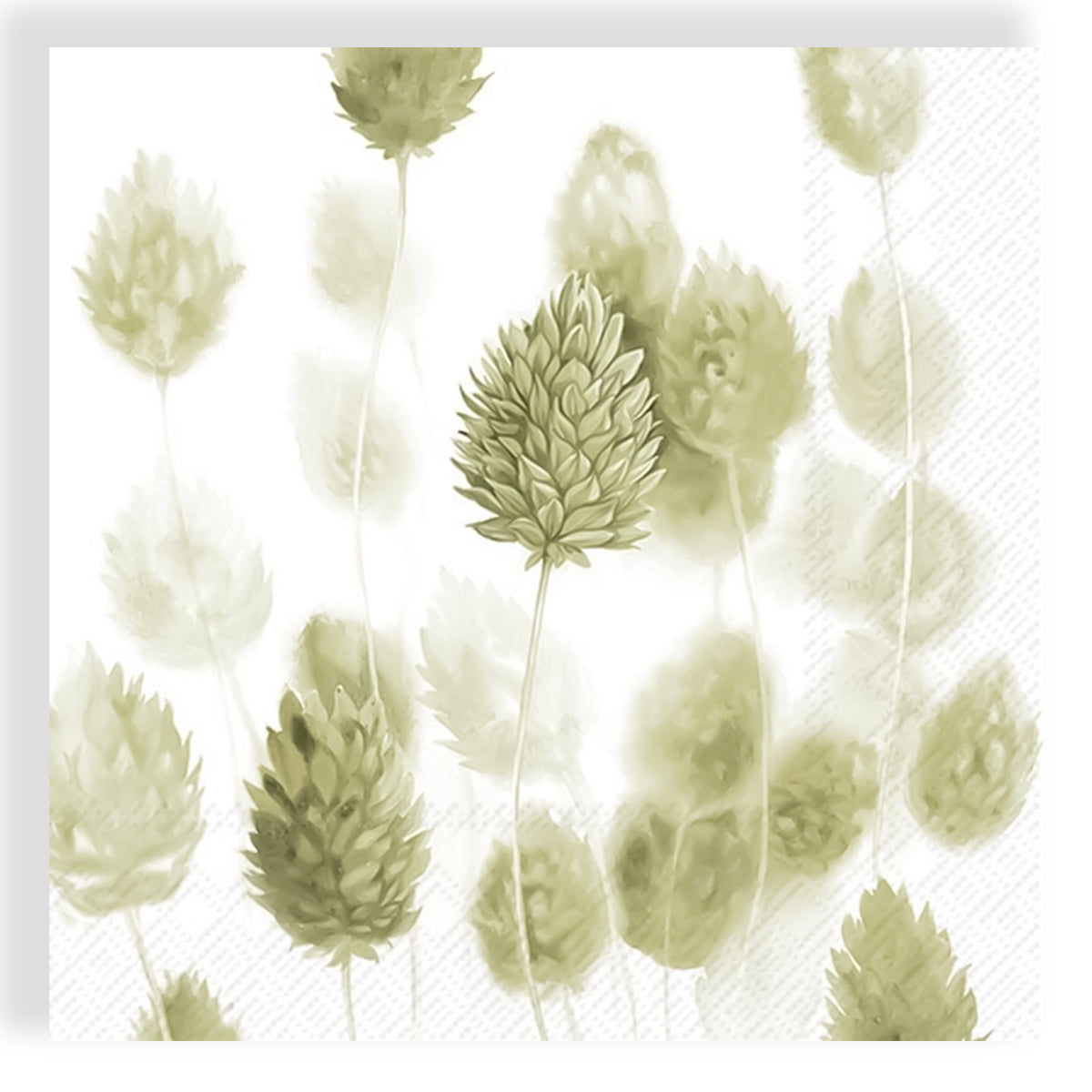 Guardanapo para Decoupage Ihr 33x33cm com 2 Unidades - Flor de Azeitona