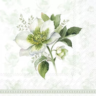 Guardanapo para Decoupage Ihr 33x33cm com 2 Unidades - Clássica Rosa de Natal Verde