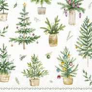 Guardanapo para Decoupage Ihr 33x33cm com 2 Unidades - Árvores de Natal