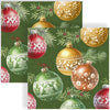 Guardanapo para Decoupage Ihr 33x33 Bolhas de Natal Verde com 20 Unidades