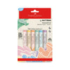 Marcador Permanente Multimark Shake&paint Ponta Dupla Pastel com 6 Cores - Faber-castell Mm/es6psp