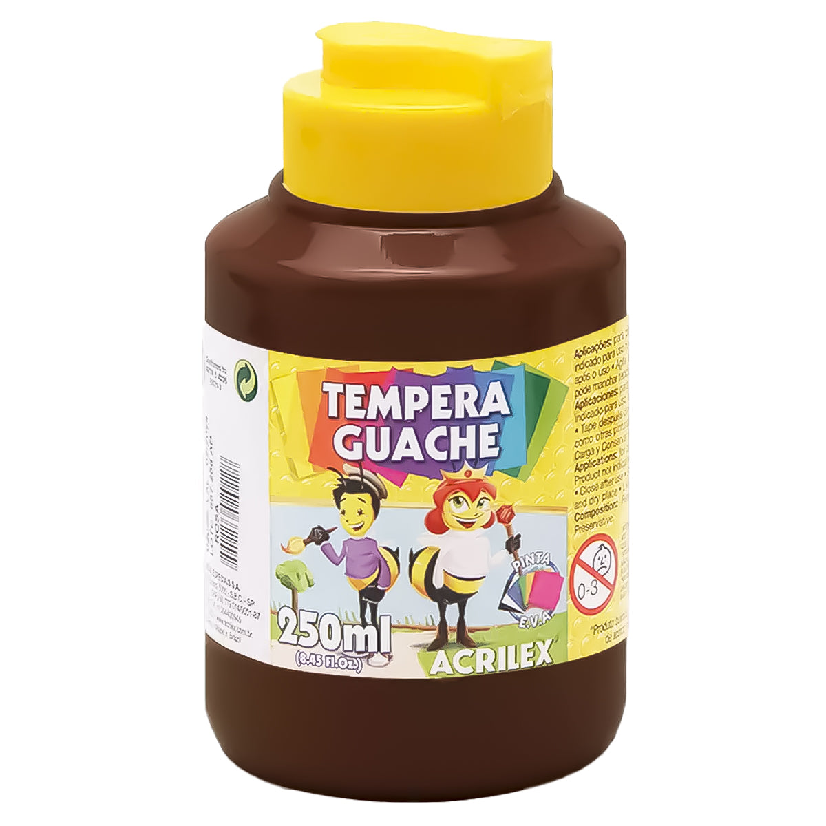 21787-tinta-tempera-guache-acrilex-250ml-531---marrom-364264