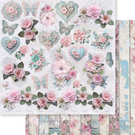 Papel para Scrapbook Dupla Face Jardim 30,5x30,5cm para Scrapbook e Papelaria Criativa Sd-1390 - Litoarte