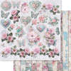 Papel para Scrapbook Dupla Face Jardim 30,5x30,5cm para Scrapbook e Papelaria Criativa Sd-1390 - Litoarte