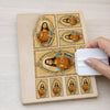 Transfer de Imagem Small Sagrado Coracao de Jesus 9,8x15cm para Artesanato e Decoração Tis-033 - Litoarte