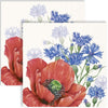 Guardanapo para Decoupage Ihr 33x33cm com 2 Unidades - Flores Papoula