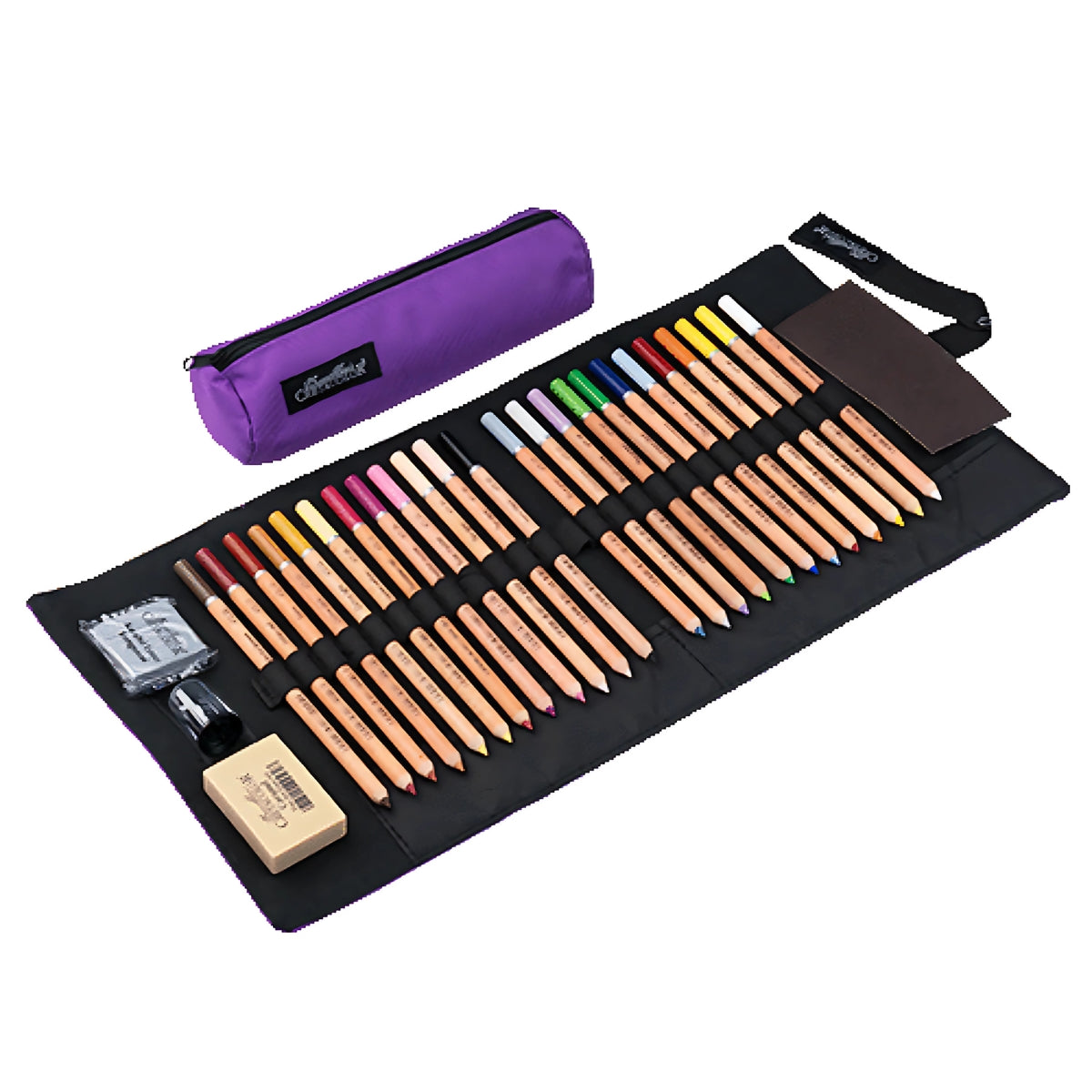 Conjunto para Desenho Cretacolor Pencil Wrap Fine Art Pastel com 29 Peças - Lilás 400 75