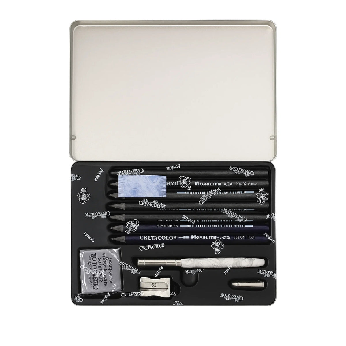 Estojo de Lápis Monolith Graphite Cretacolor com 11 Peças - Rinoceronte 204 31