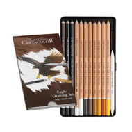 Conjunto para Desenho Cretacolor Eagle Drawing com 12 Peças - Águia 91400-2605