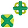 Recipiente Para Agua Cretacolor Jolly Com 4 Divisoes - Verde