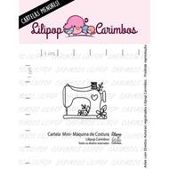 Cartela de Carimbos Máquina de Costura em Fotopolímero para Artesanato e Scrapbook - Lilipop