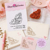 Mini Carimbo Borda Floral 5 Scrapbook - Lilipop