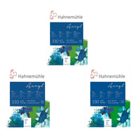 Bloco de Papel para Acrílica Hahnemühle 330g/m² Linho Com 20 Folhas