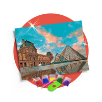 MUSEU DO LOUVRE 60X40CM