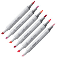 Caneta Marcador Copic Ciao Ponta Dupla Tons de Vermelhos - R e RV