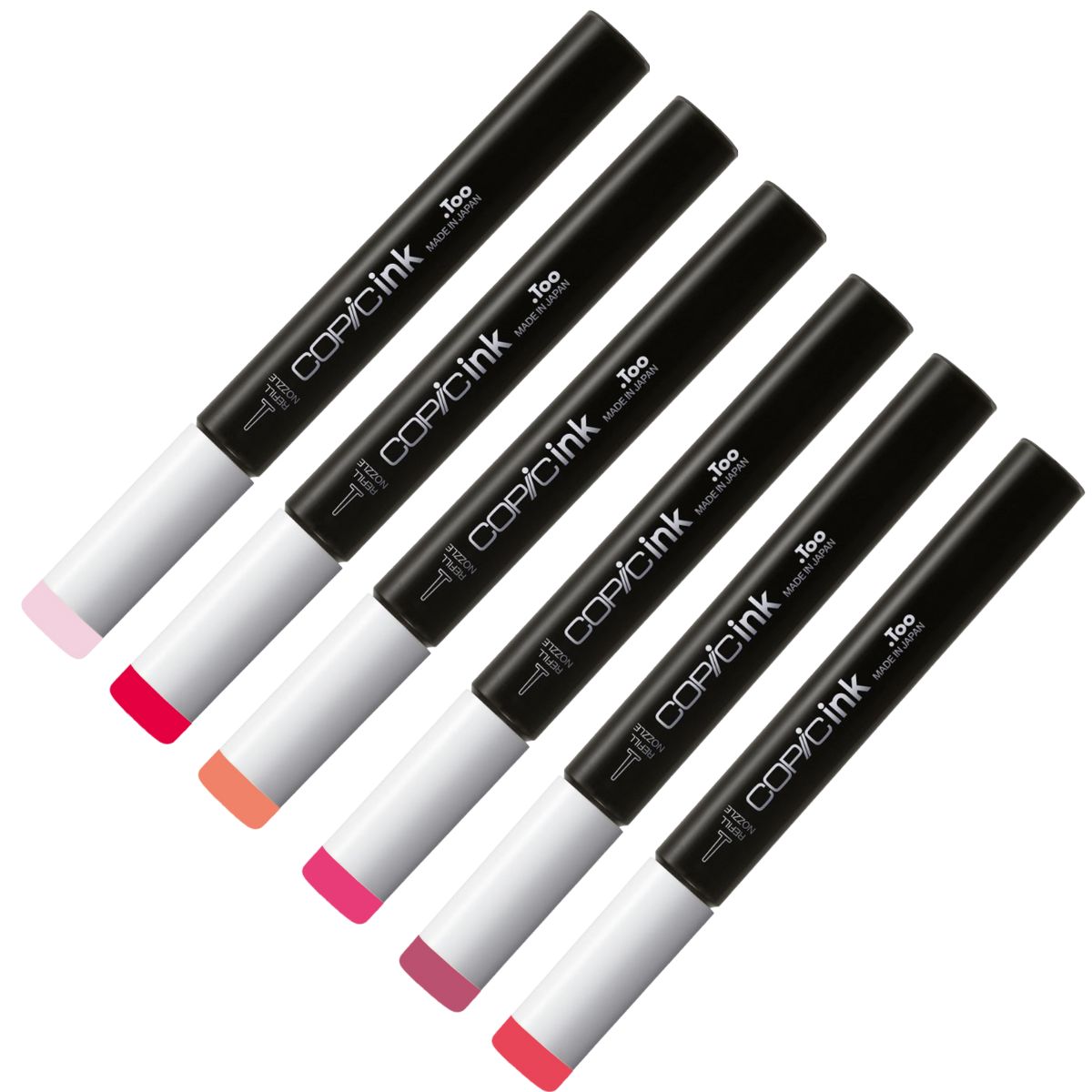 Refil para Marcador Copic Ink Tons de Vermelhos - R e RV