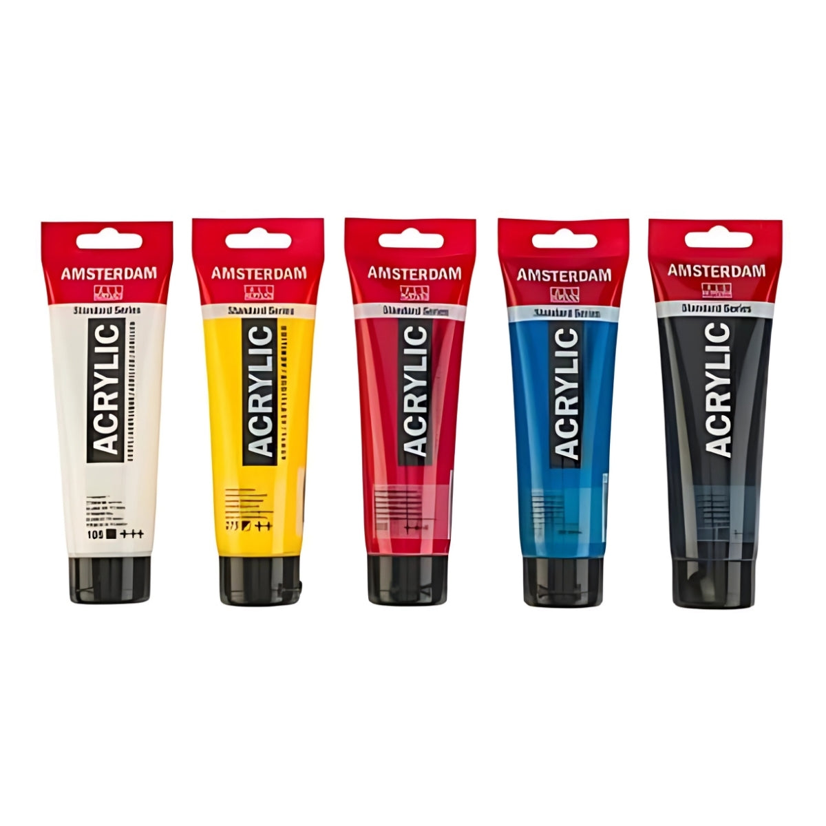 Estojo de Tinta Acrilica Amsterdam Royal & Talens 120ml com 5 Cores - Primario