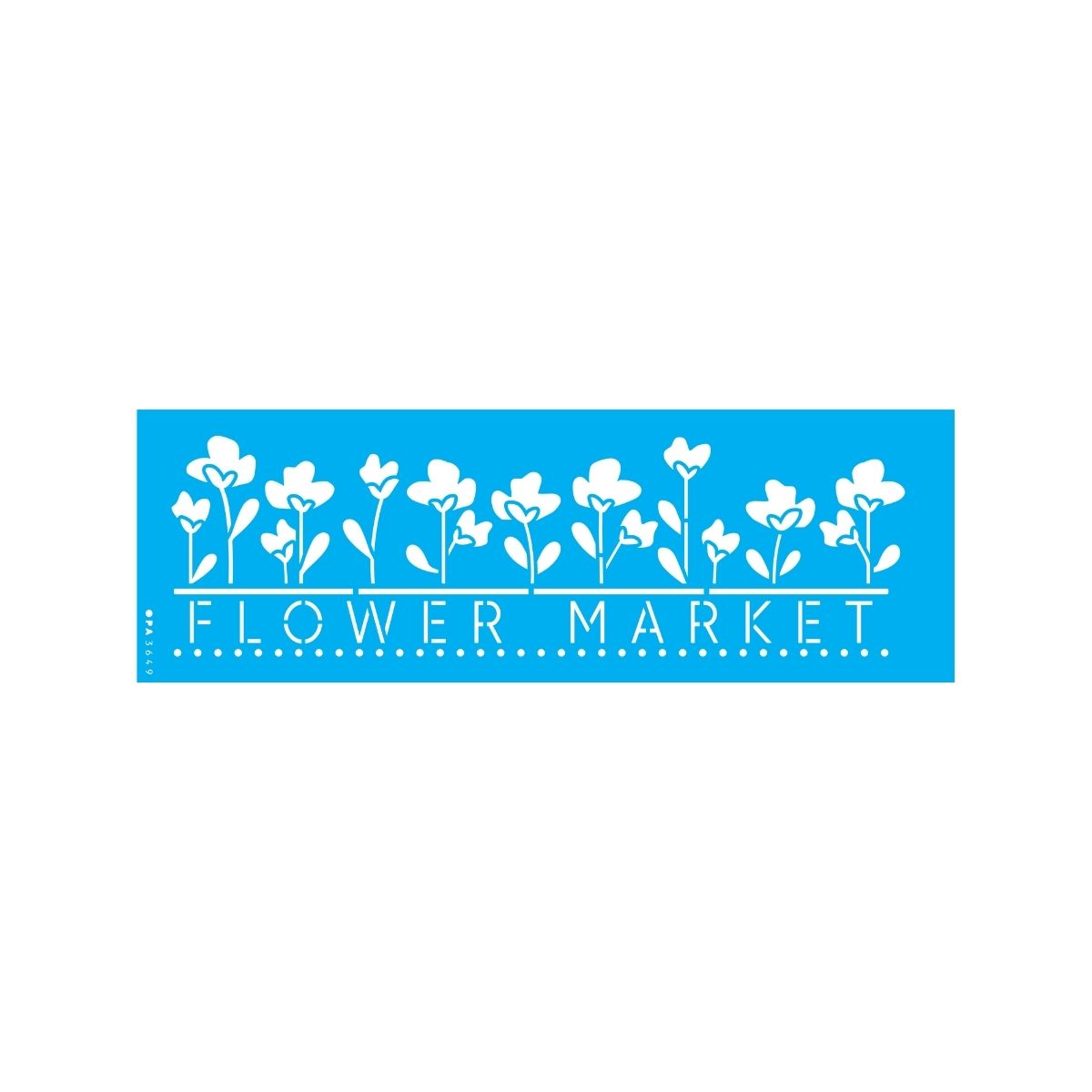 Stencil Opa 10x30cm - Farmhouse Flower Market - 3649