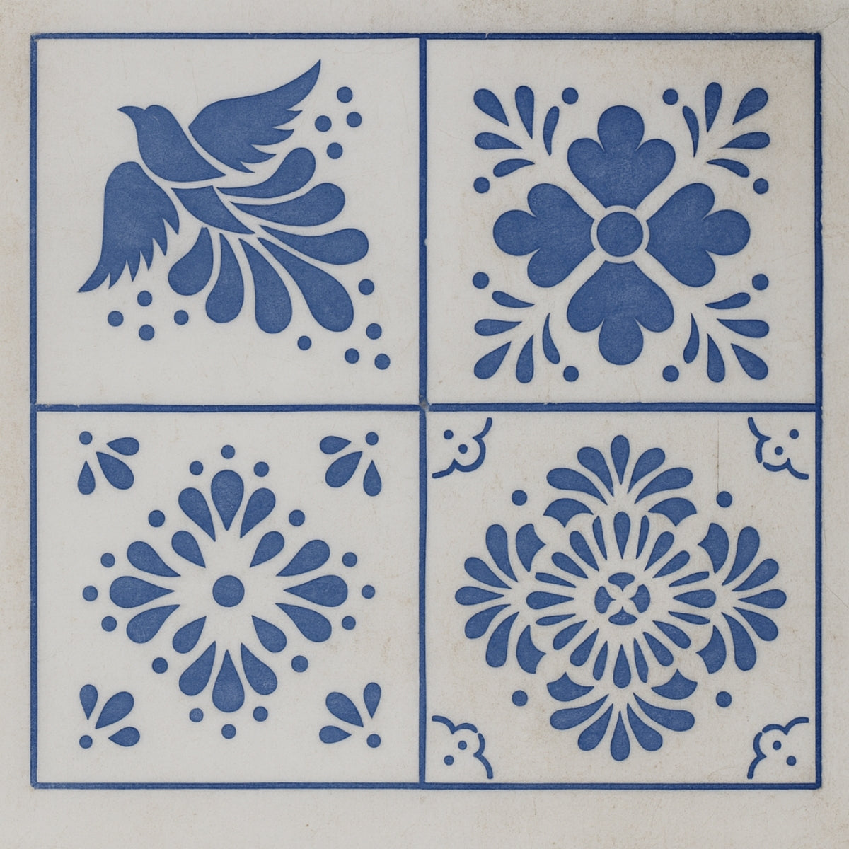 Stencil Opa 20x25cm - Azulejo Português - 3653