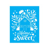 Stencil Opa 20x25cm - Casa Home Sweet - 3654
