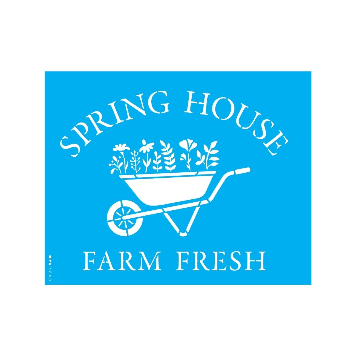 Stencil Opa 20x25cm - Farmhouse Spring House - 3660
