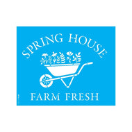 Stencil Opa 20x25cm - Farmhouse Spring House - 3660