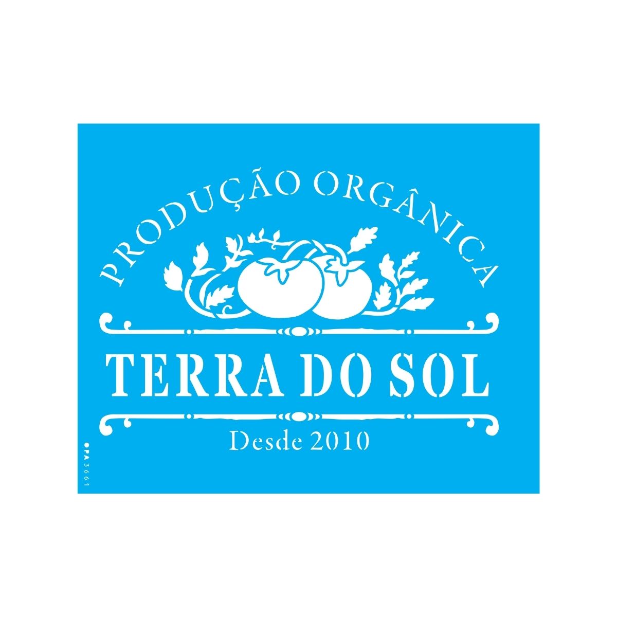 Stencil Opa 20x25cm - Farmhouse Terra do Sol - 3661