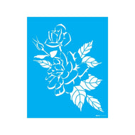 Stencil Opa 20x25cm - Flor Sombra Rosas - 3663