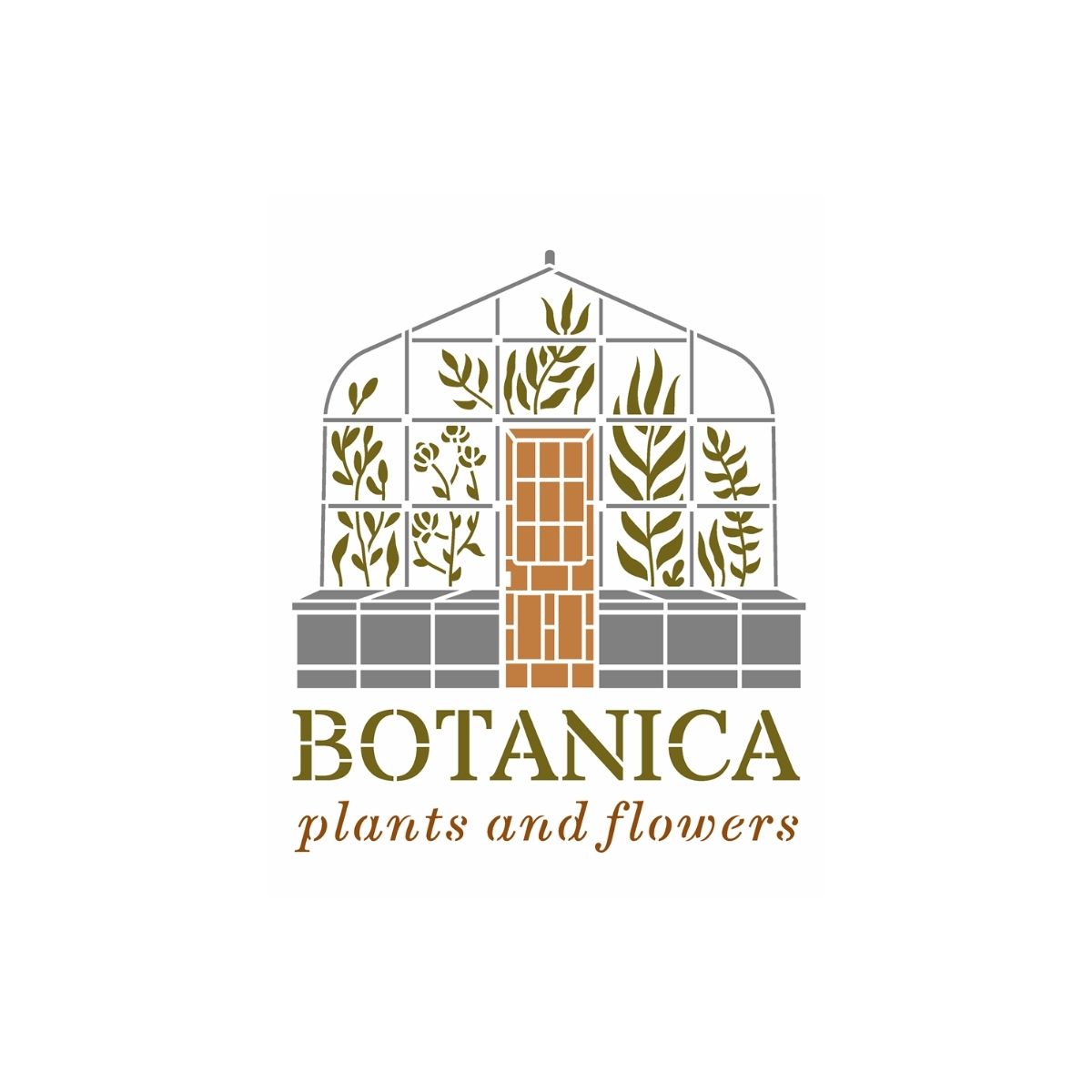 Stencil Opa 20x25cm - Frases Botanical Plants And Flowers - 3665