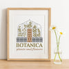 Stencil Opa 20x25cm - Frases Botanical Plants And Flowers - 3665