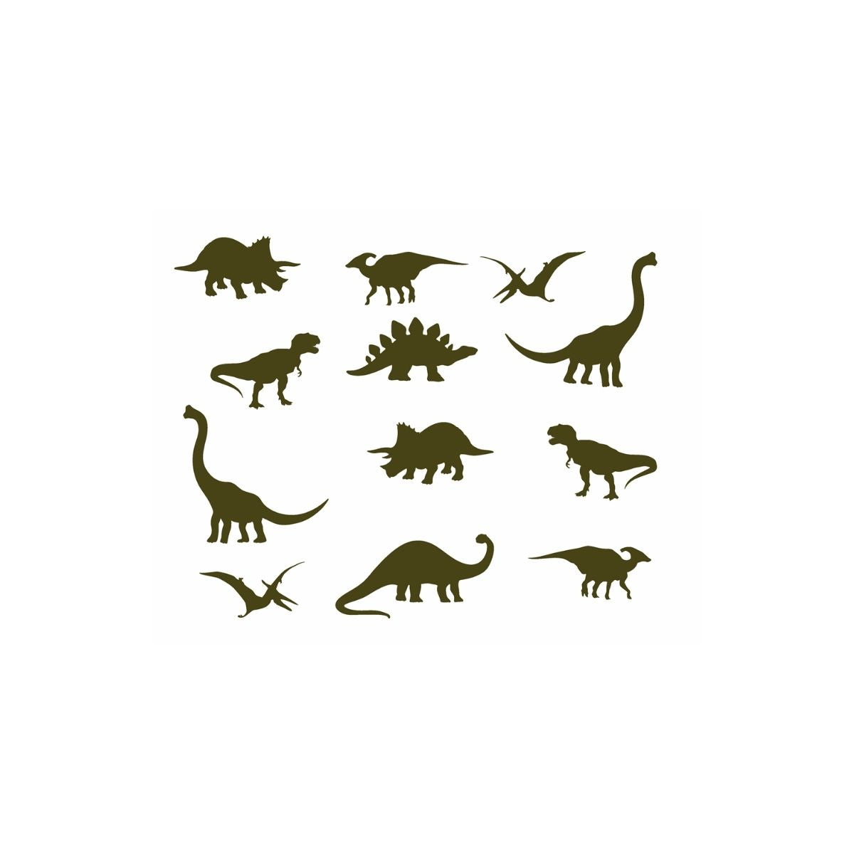 Stencil Opa 20x25cm - Infantil Dinossauros - 3668