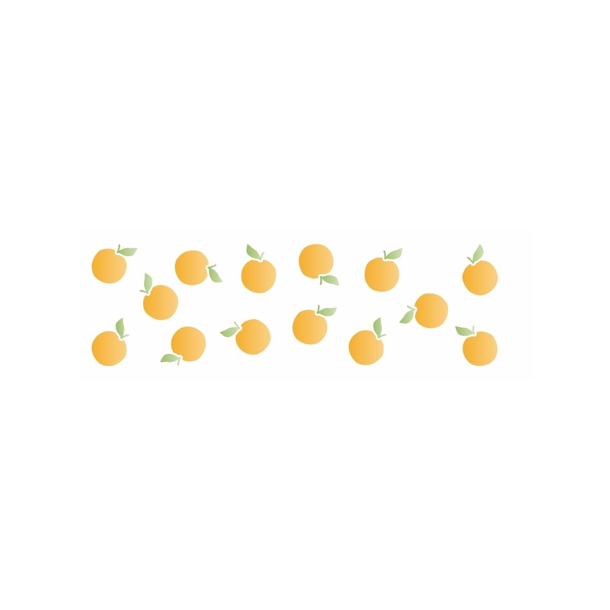 Stencil Opa 10x30cm - Estamparia Frutas Laranjas - 3672