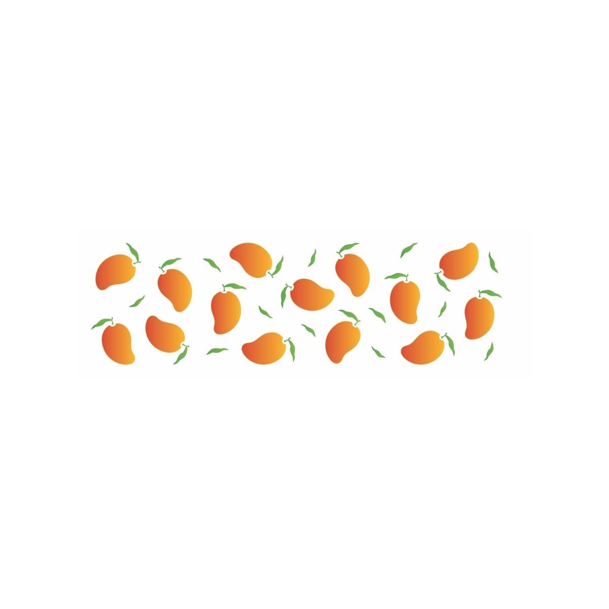 Stencil Opa 10x30cm - Estamparia Frutas Mangas - 3673