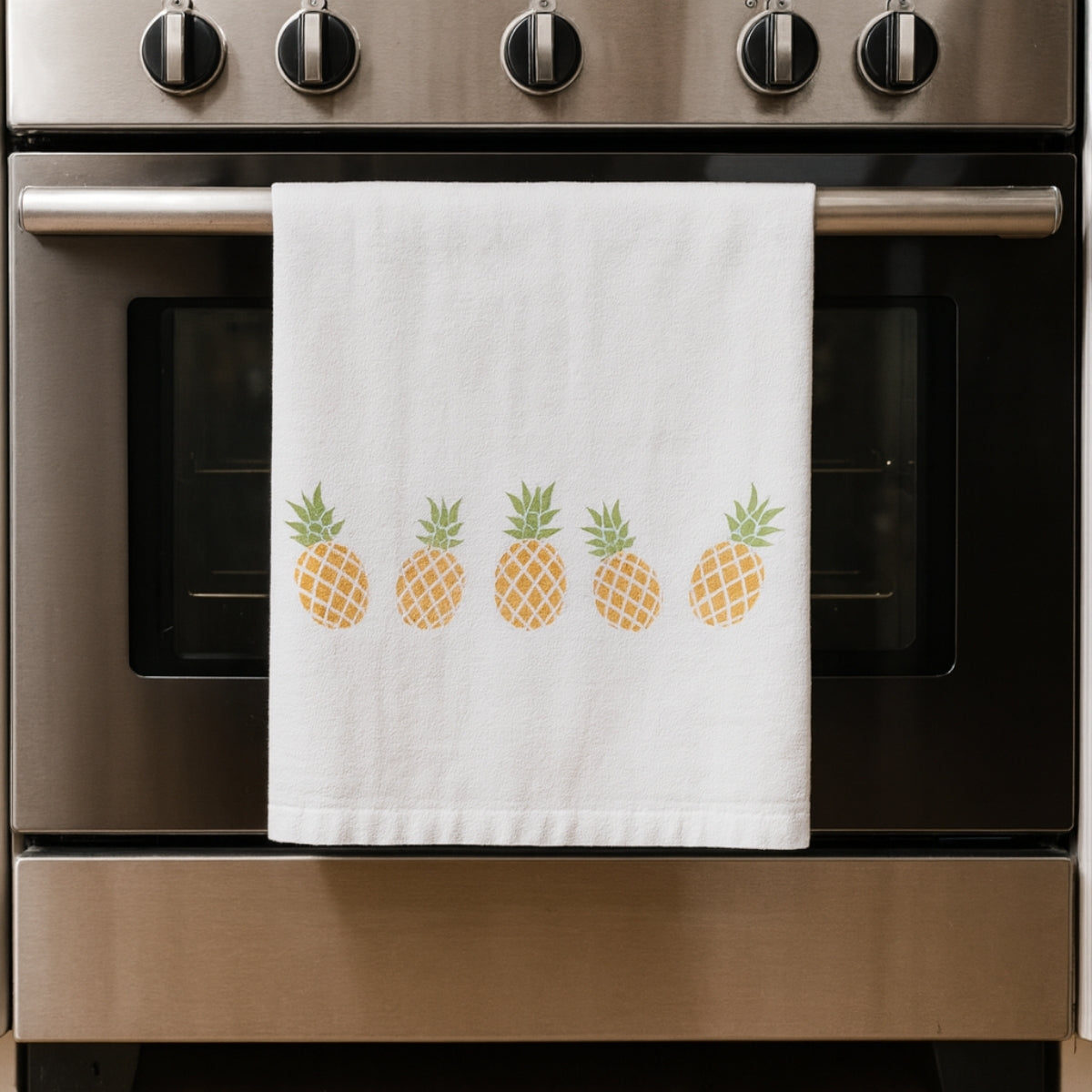 Stencil Opa 10x30cm - Frutas Abacaxis - 3675