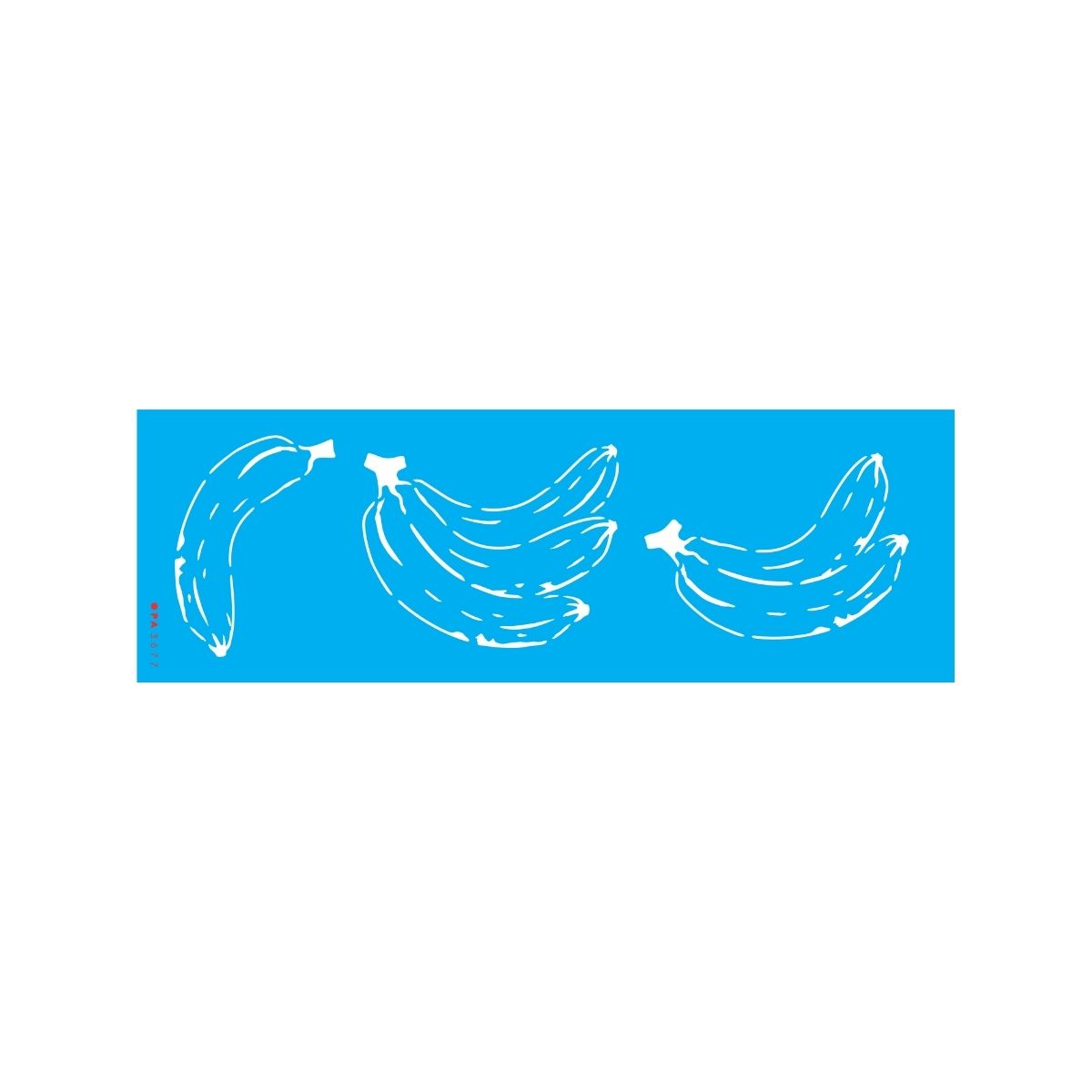 Stencil Opa 10x30cm - Frutas Bananas - 3677