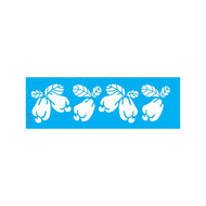 Stencil Opa 10x30cm - Frutas Cajus - 3678