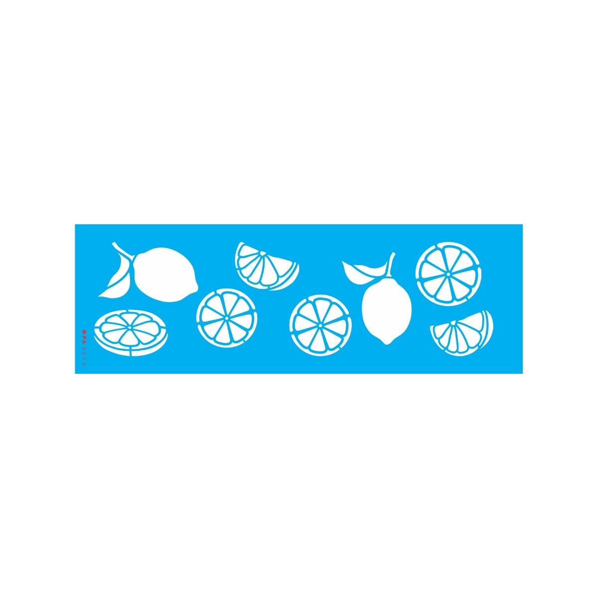 Stencil Opa 10x30cm - Frutas Limões - 3679