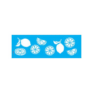 Stencil Opa 10x30cm - Frutas Limões - 3679