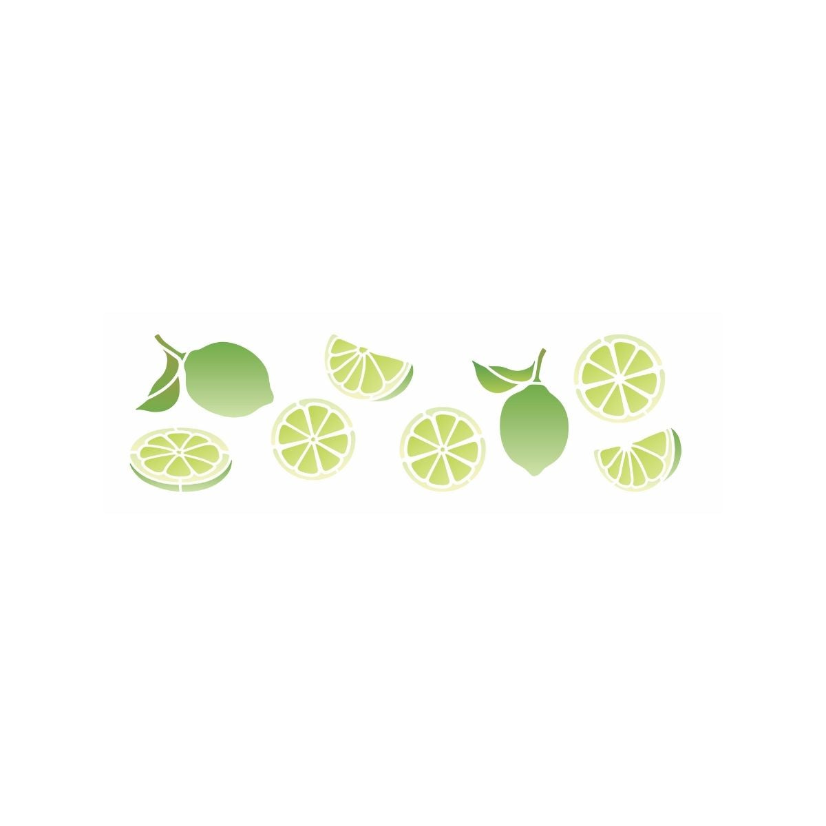 Stencil Opa 10x30cm - Frutas Limões - 3679
