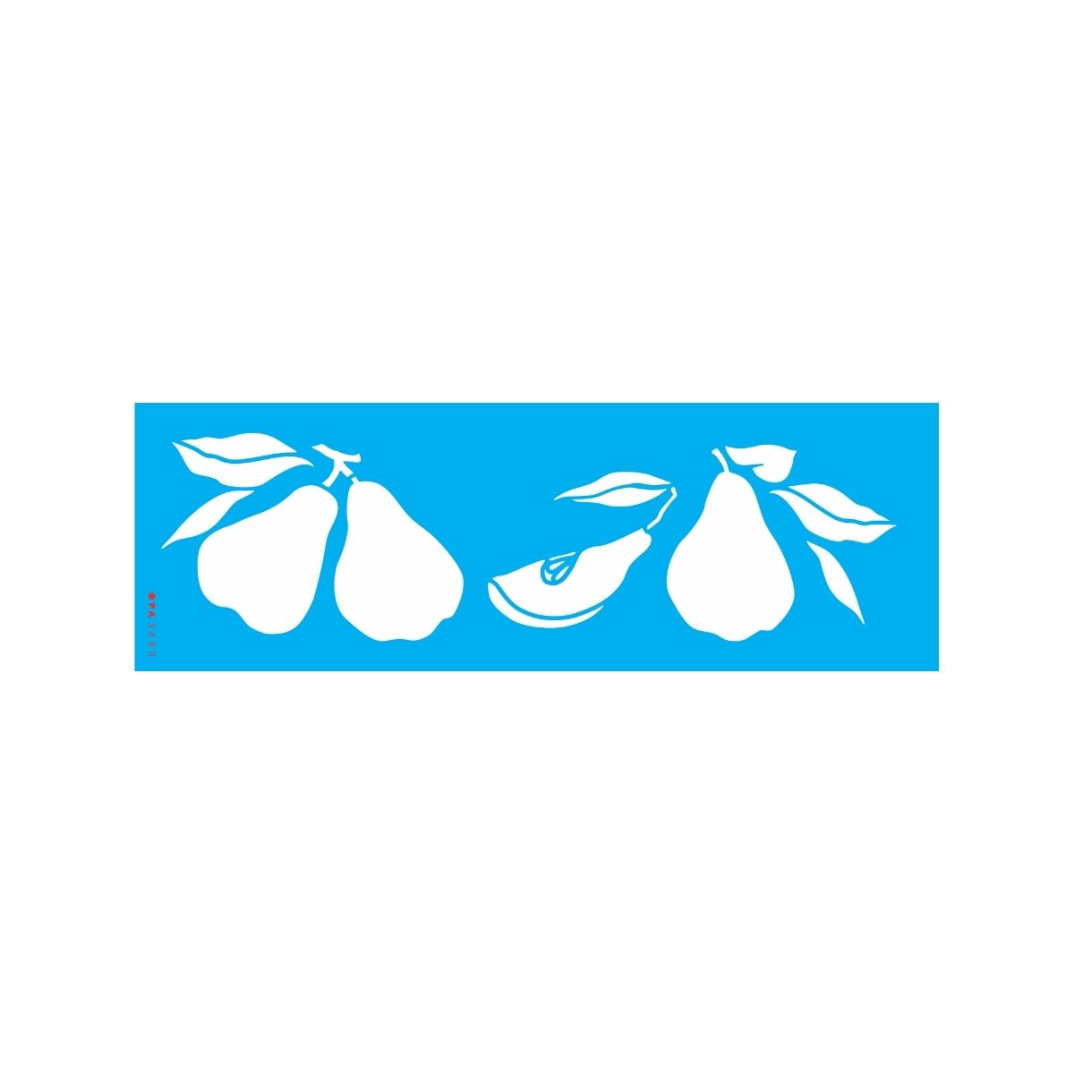 Stencil Opa 10x30cm - Frutas Peras I - 3680