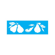 Stencil Opa 10x30cm - Frutas Peras I - 3680