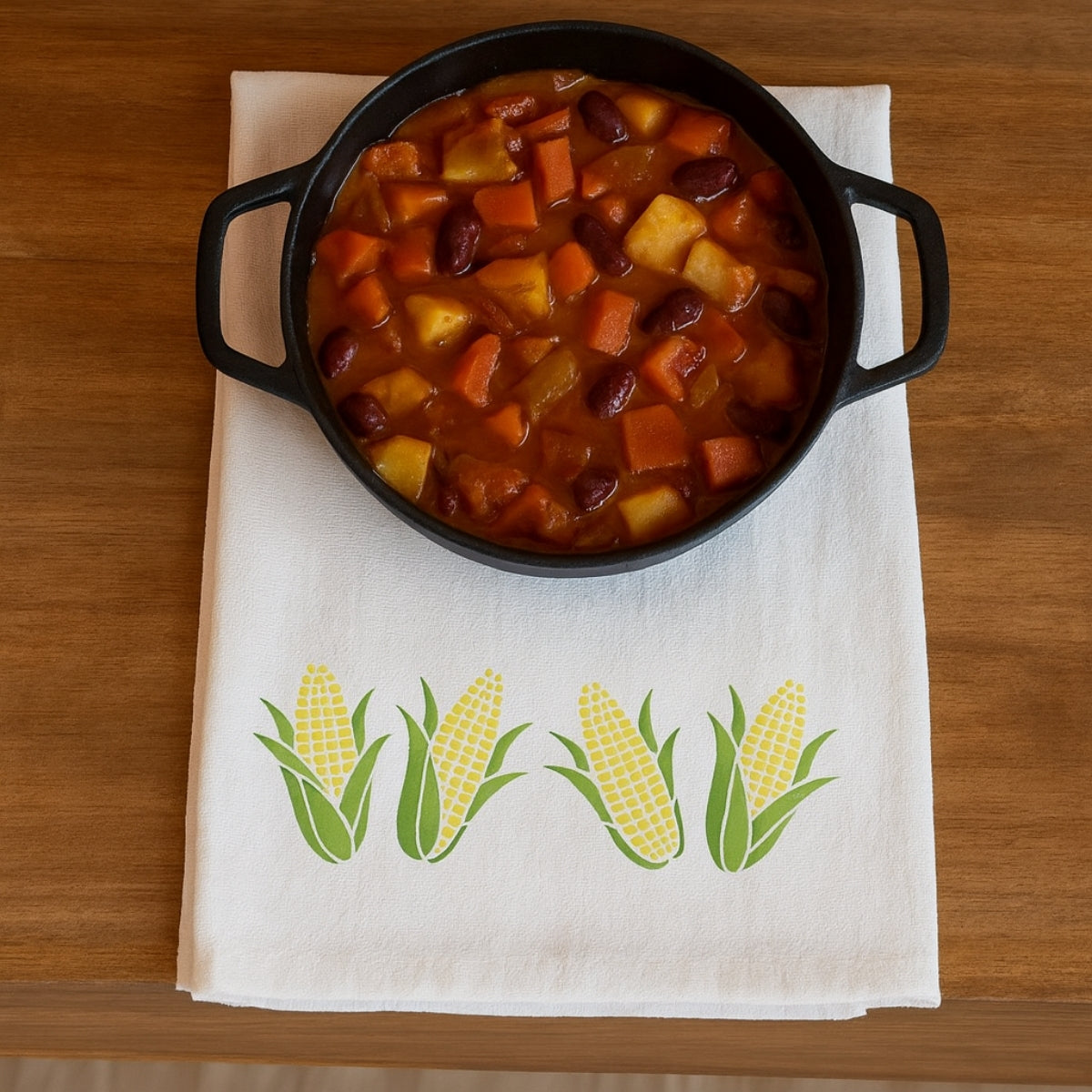Stencil Opa 10x30cm - Legumes Milhos - 3683
