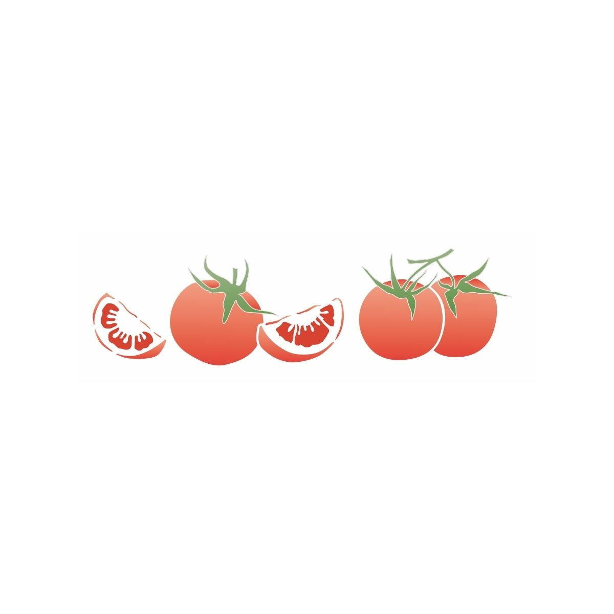 Stencil Opa 10x30cm - Legumes Tomates - 3684